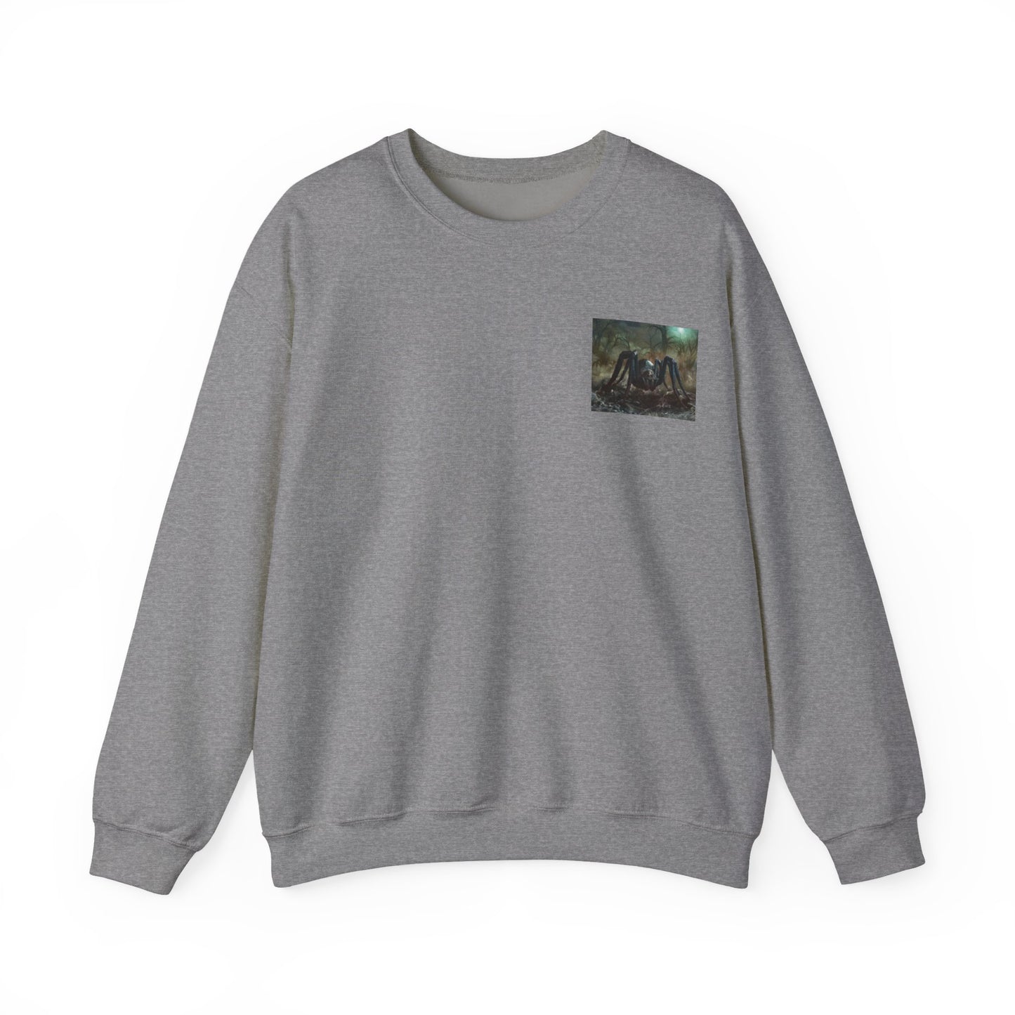 Pumpkin & Spider Unisex Heavy Blend Crewneck Sweatshirt Halloween