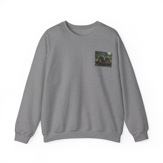 Pumpkin & Spider Unisex Heavy Blend Crewneck Sweatshirt Halloween