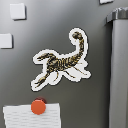 Artistic Scorpion Die-Cut Magnet - Unique Home Decor