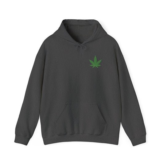 Hooded Sweatshirt Marijuana Leaf i love this stuff