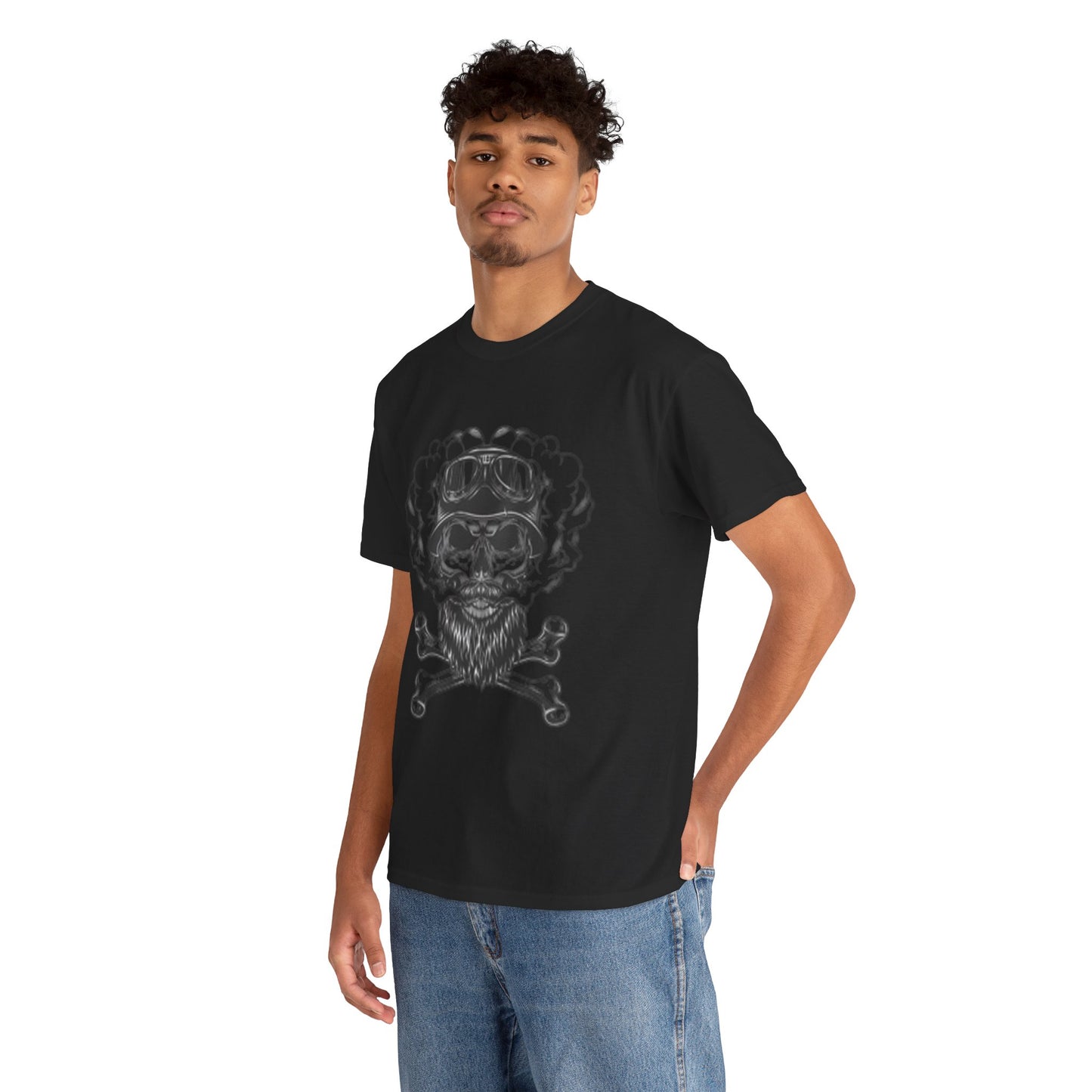 Skull & Marijuana T-shirt, Unisex Tees for Cannabis Lovers, Gift for Smokers, Halloween Costume, Streetwear Fashion