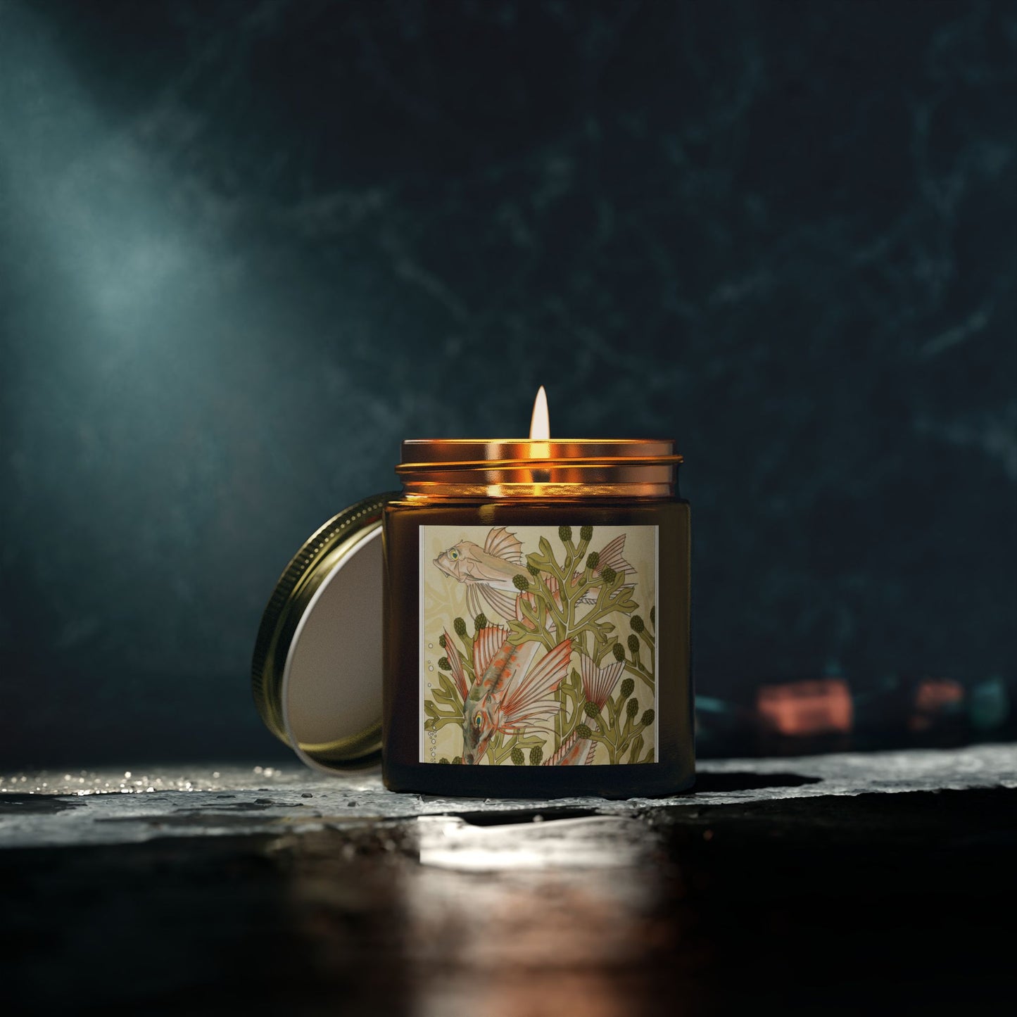 Velas perfumadas, cera de coco y albaricoque (4 oz, 9 oz)