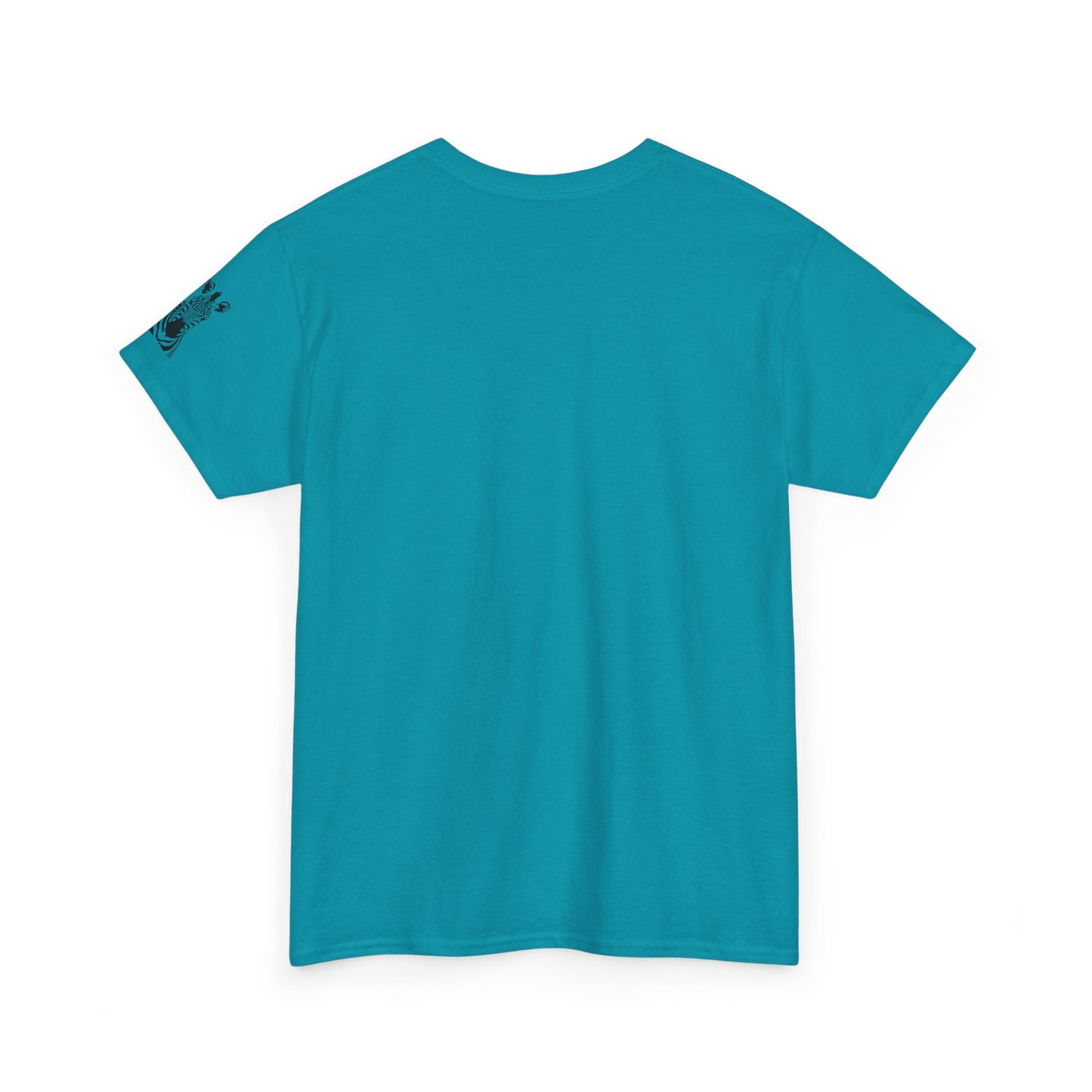 Camiseta unisex de algodón grueso con corazón de cebra: camiseta con gráficos llamativos para amantes de los animales