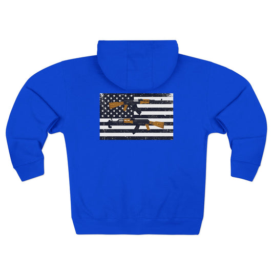 Unisex Zip Hoodie Second Amendment Keeping our "We The People" Freedoms!