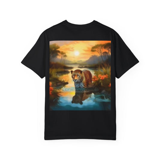 Vibrant Jungle Leopard T-Shirt for Nature Lovers