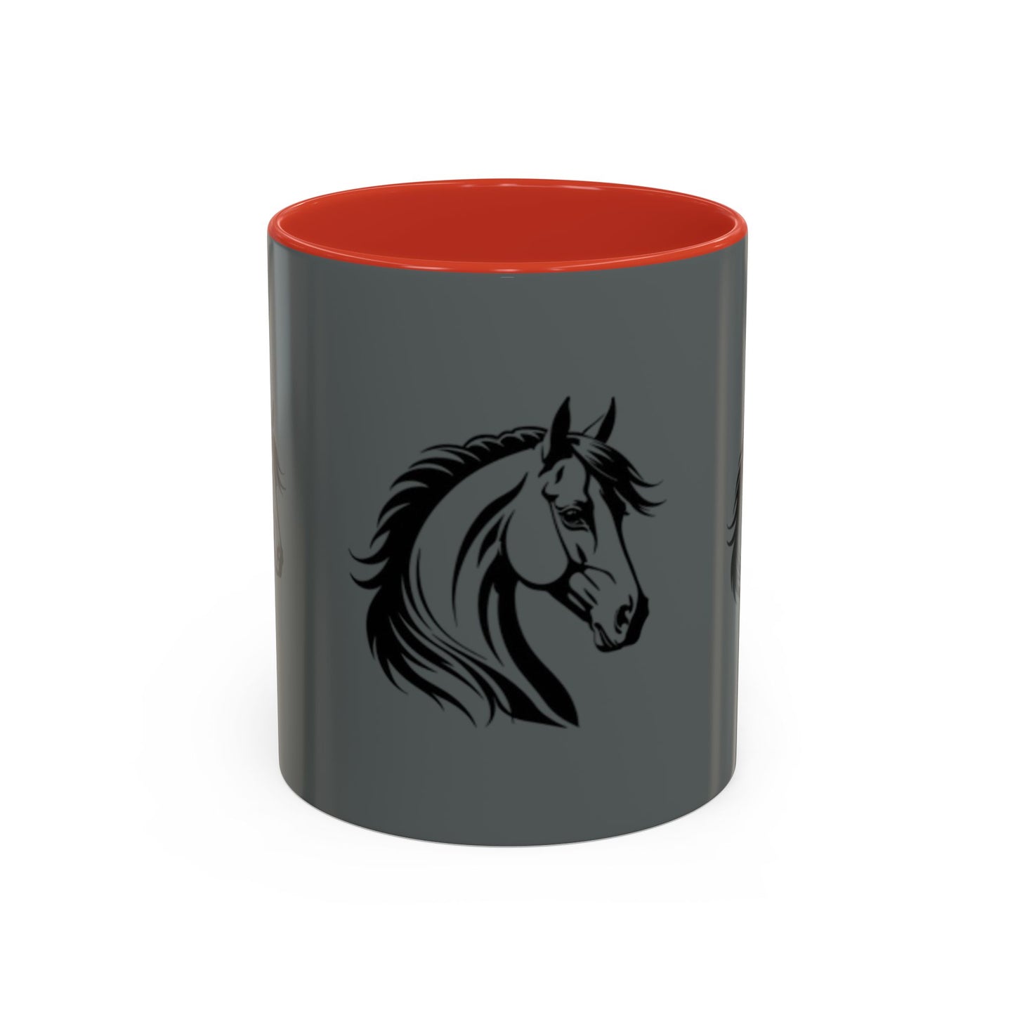 Majestic Horse Accent Coffee Mug - Perfect for Equestrians and Animal Lovers