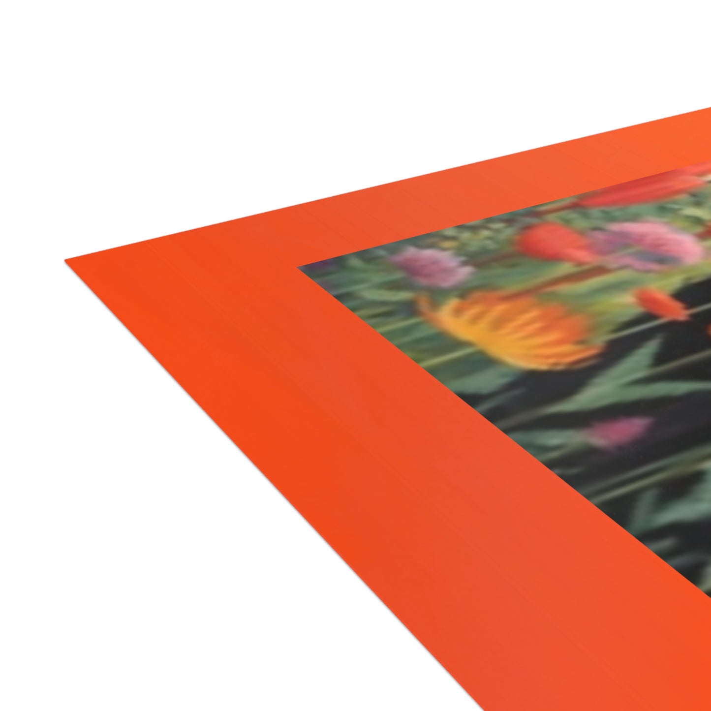 Paquete de postales vibrantes: diseños de gatos y flores silvestres con sobres