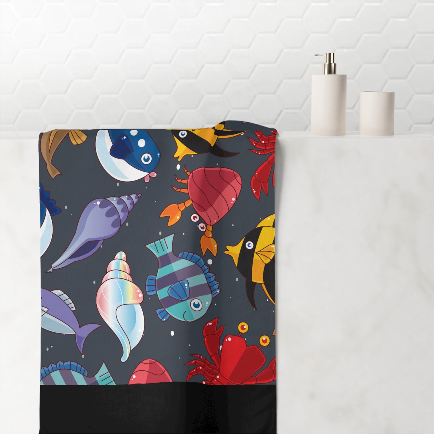 Bath Towel Ocean Animals