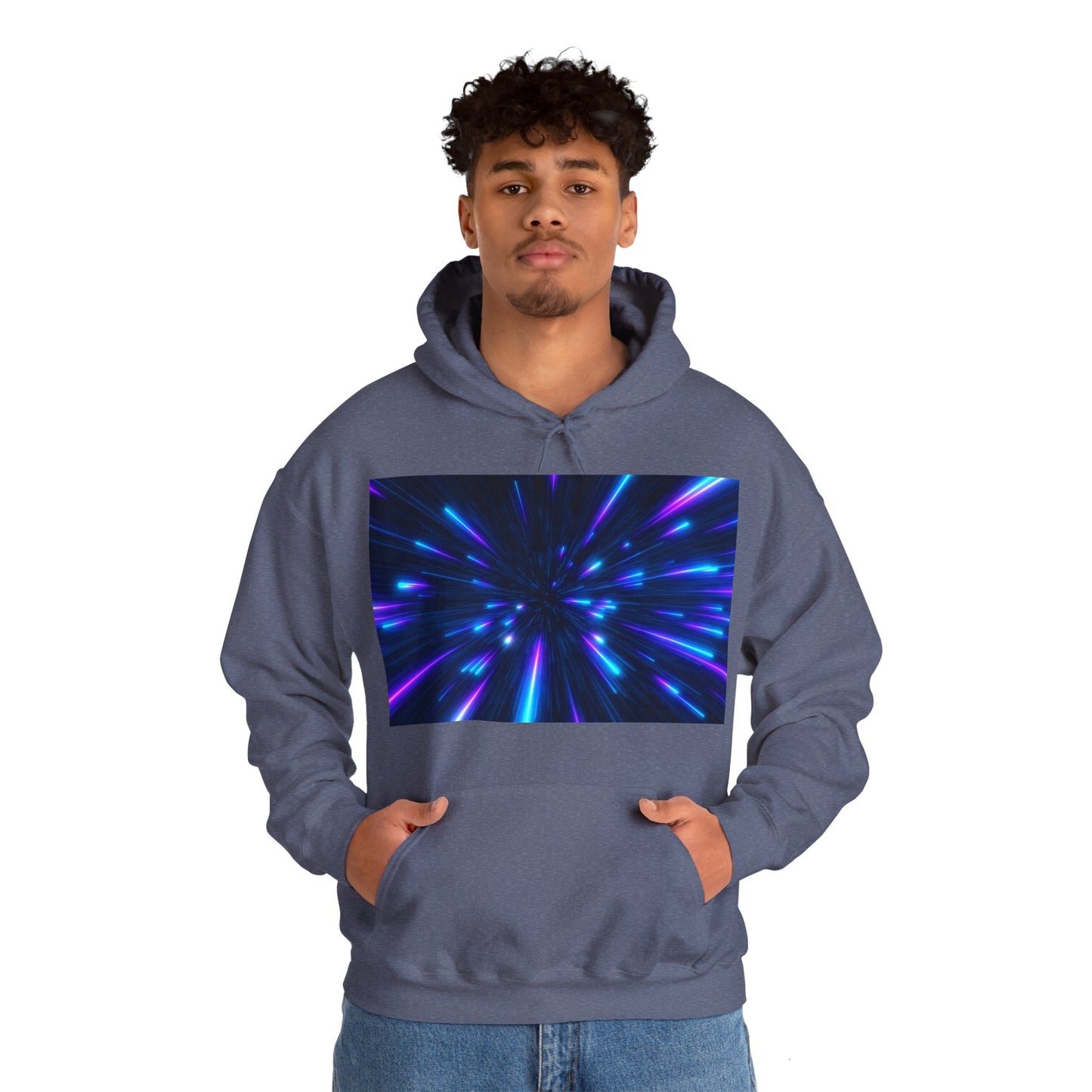 Hooded Sweatshirt Blue