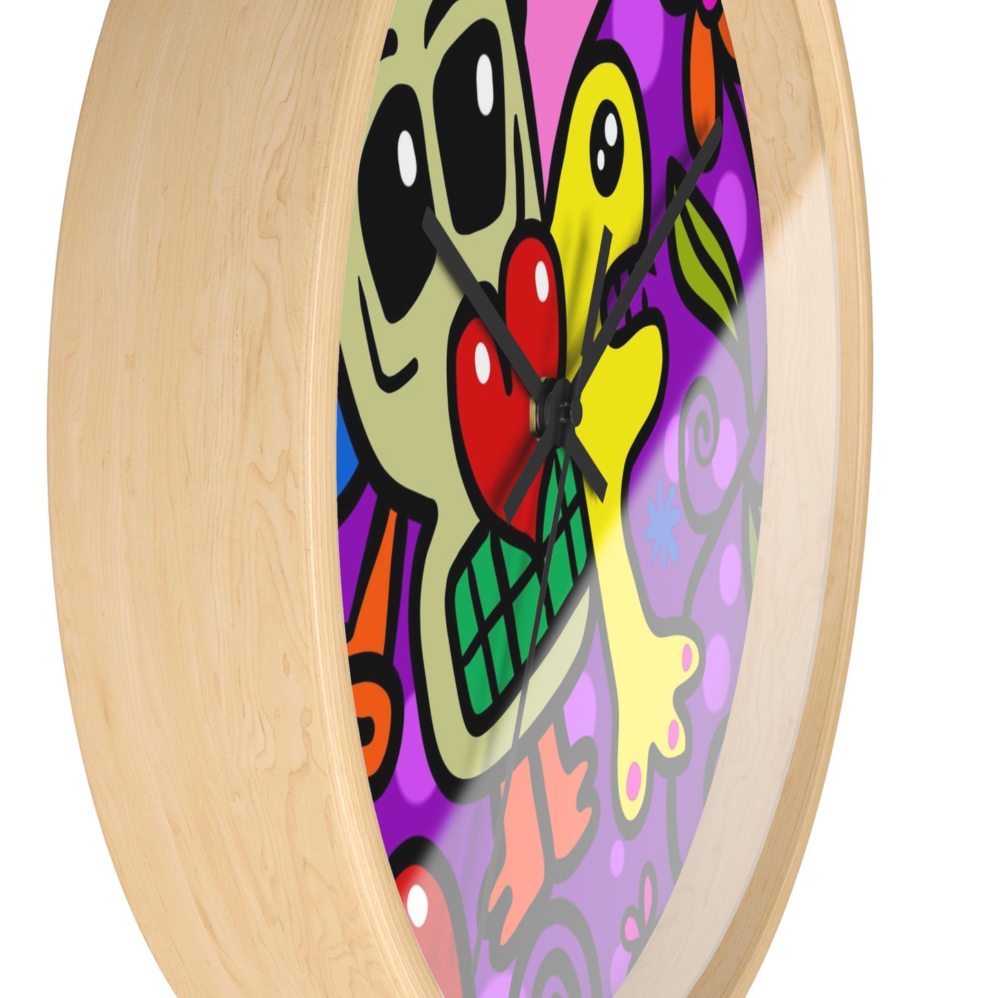 Reloj de pared de dibujos animados divertidos