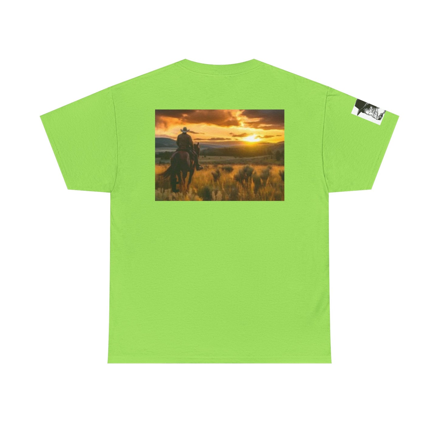 Texas Pride Unisex Heavy Cotton Tee - Rustic Sunset Design