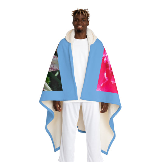 Hooded Sherpa Fleece Blanket