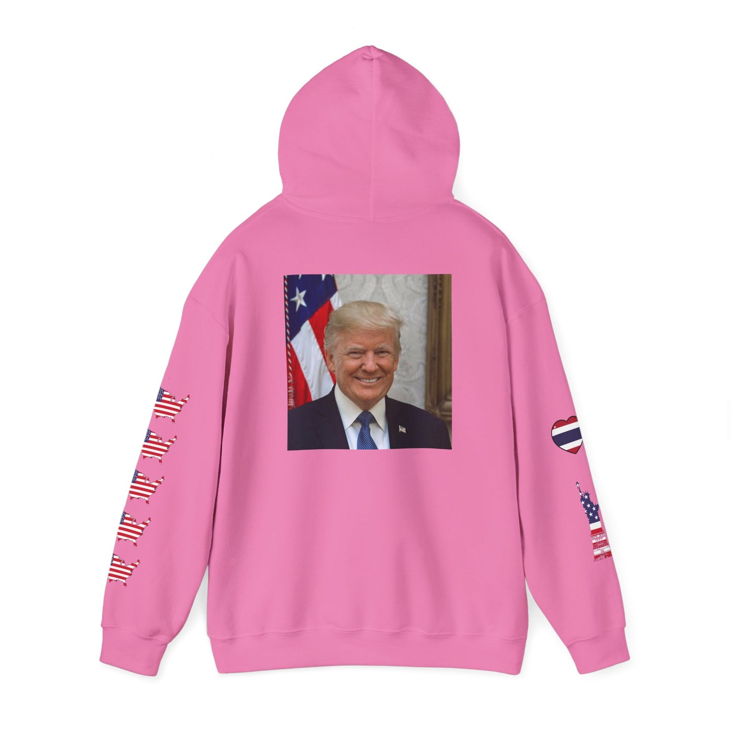 Hooded Sweatshirt President Donald John Trump