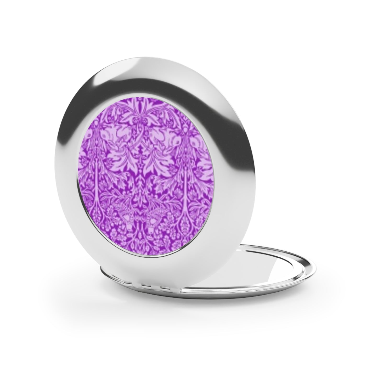 Compact Travel Mirror Purple