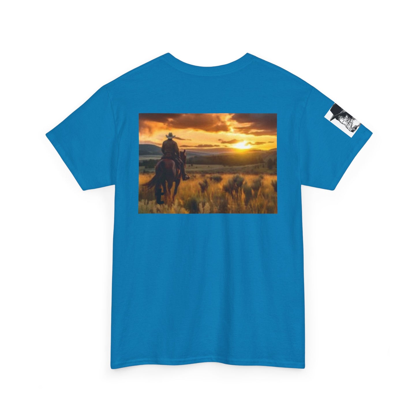 Texas Pride Unisex Heavy Cotton Tee - Rustic Sunset Design