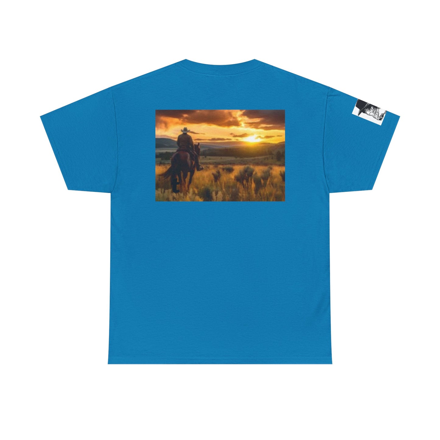Texas Pride Unisex Heavy Cotton Tee - Rustic Sunset Design