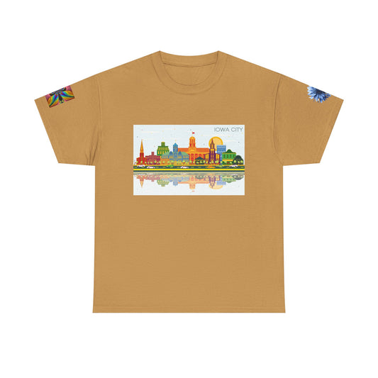 Iowa City Sunflower T-shirt - Vibrant Art for Nature Lovers
