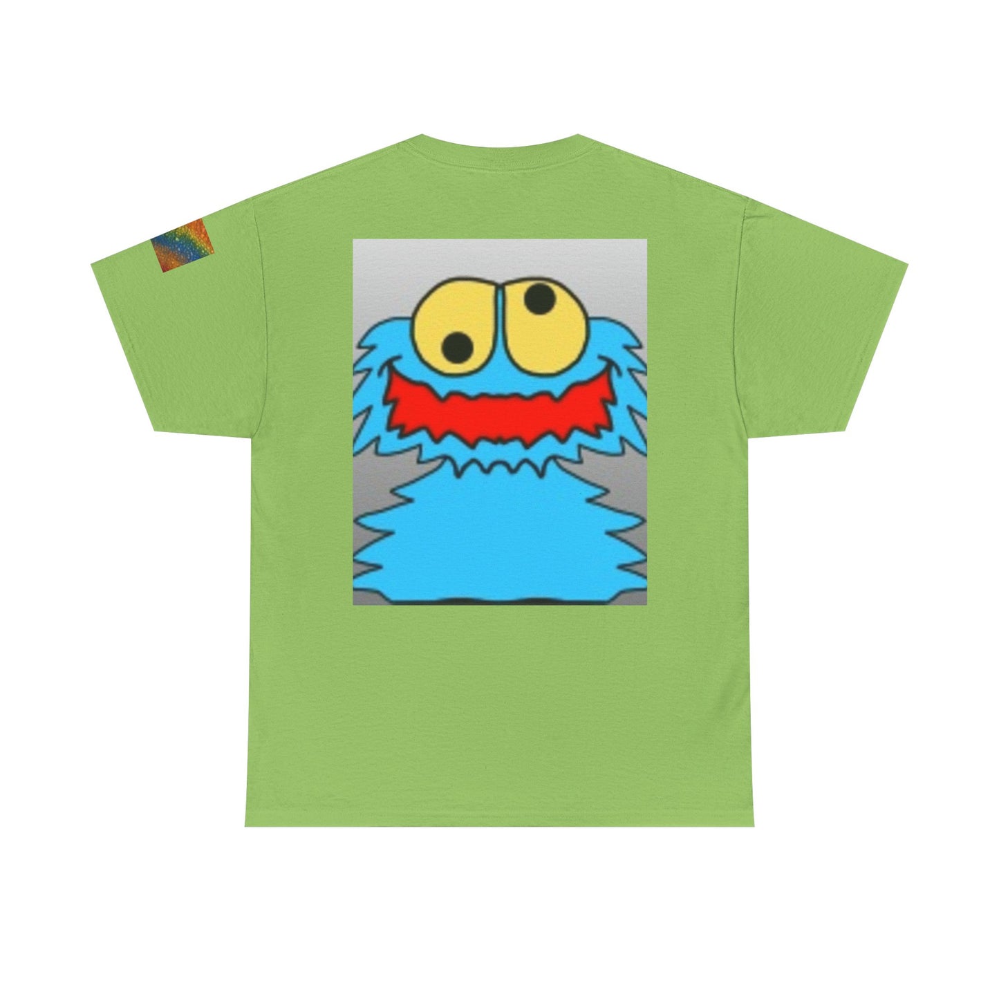 Playful Emoji & Monster Graphic Tee for Fun Lovers