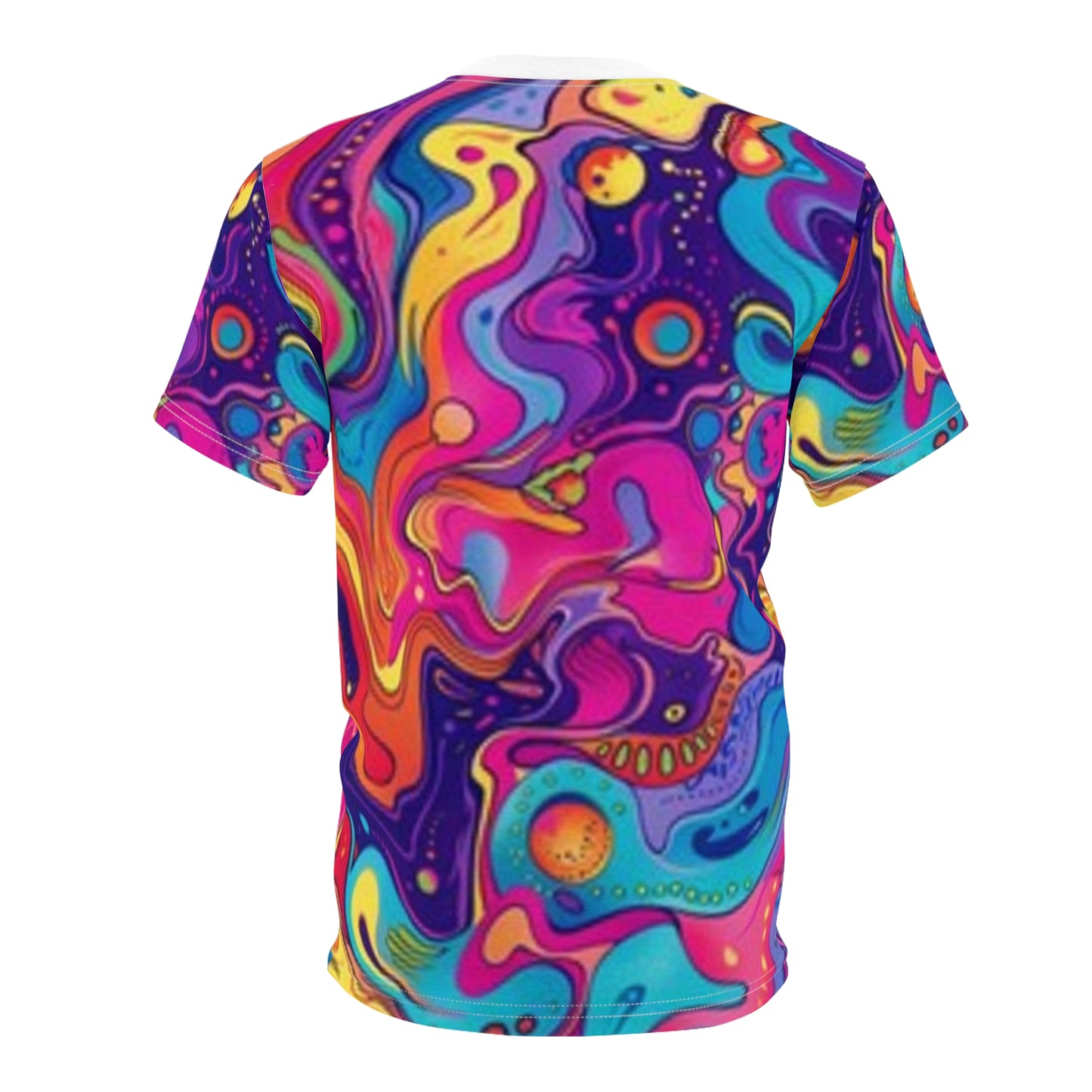 Haut de pyjama abstrait et vibrant – Chemise psychédélique colorée pour les âmes créatives