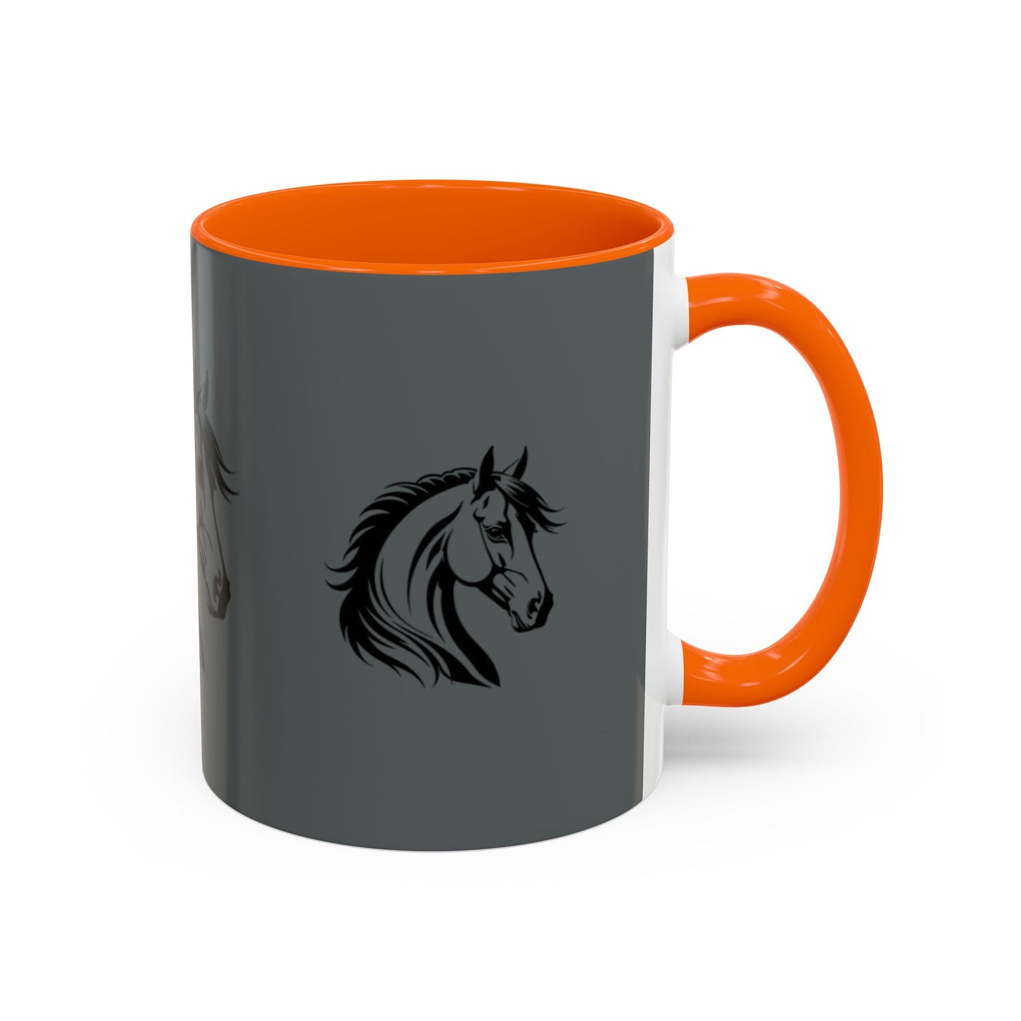 Majestic Horse Accent Coffee Mug - Perfect for Equestrians and Animal Lovers