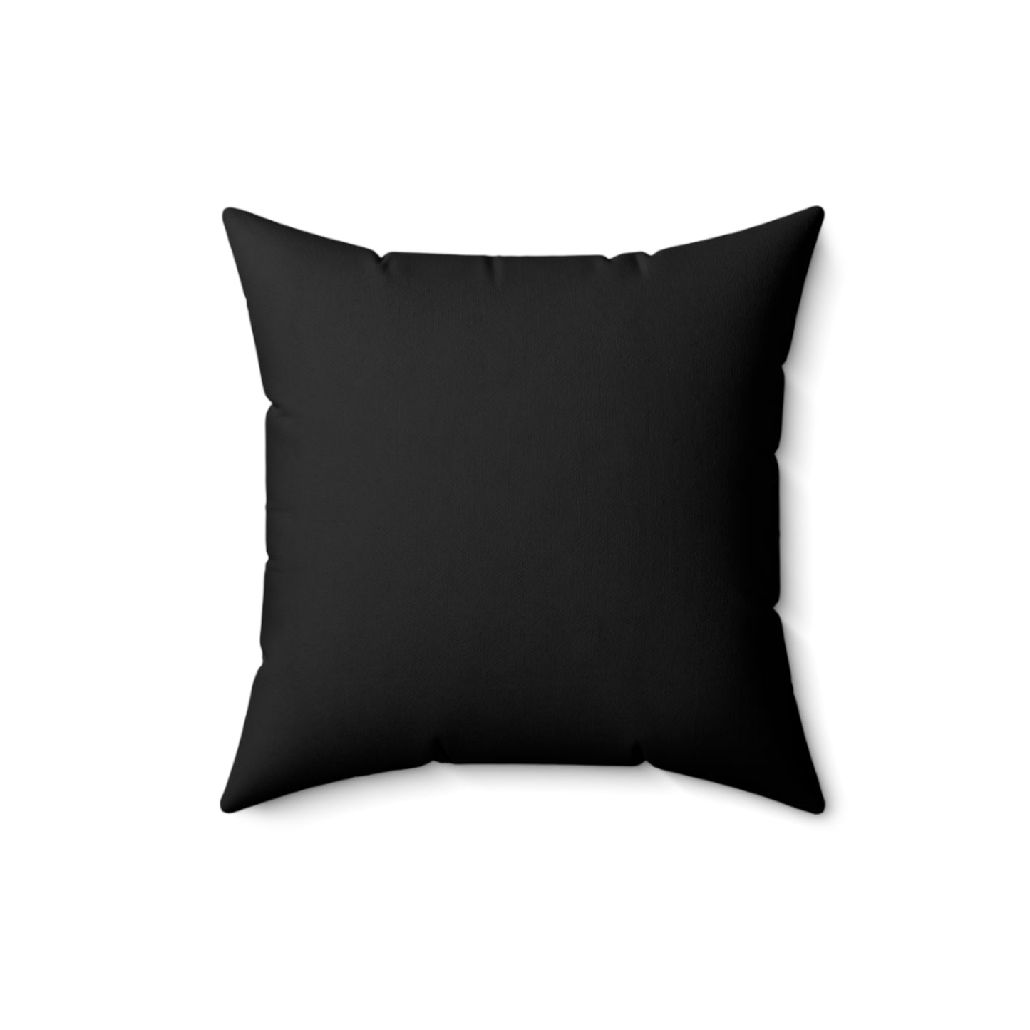 Coussin carré en faux suède 