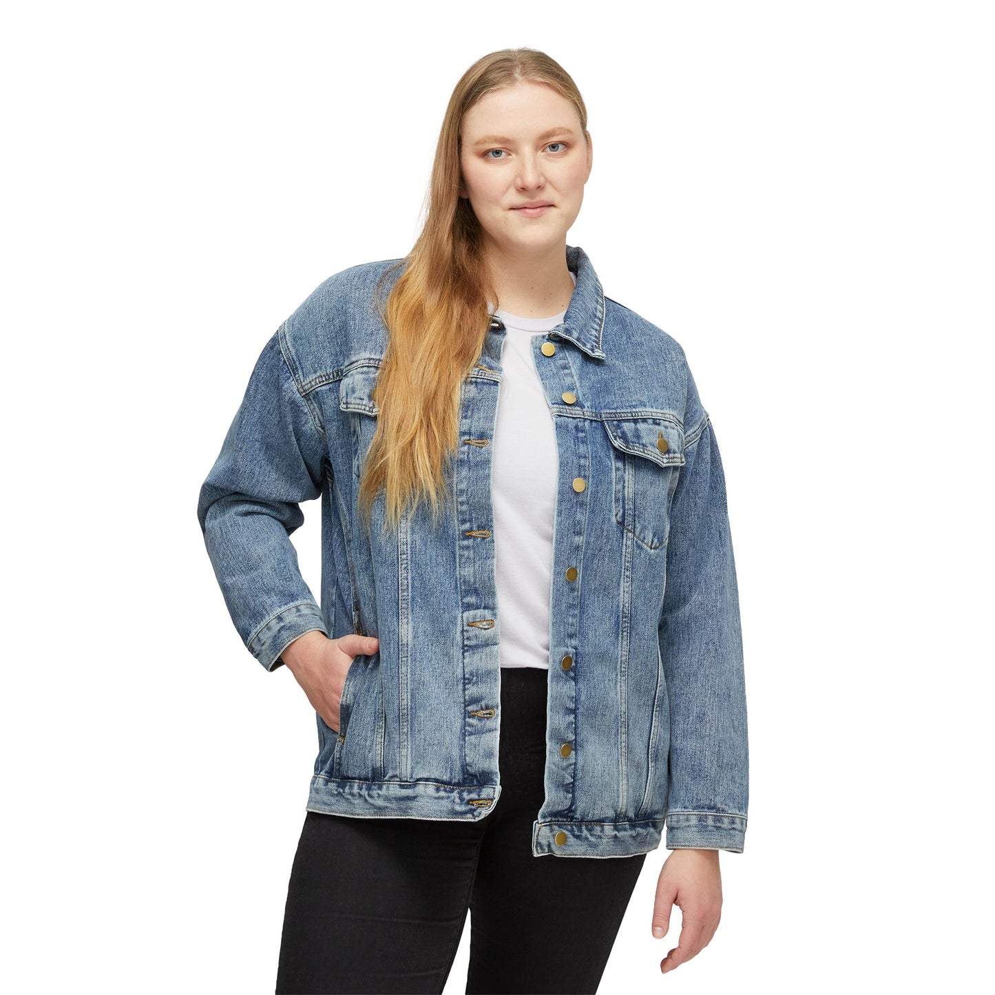 Minnie Mouse Women's Denim Jacket - Cute Vintage Style for Disney Fans