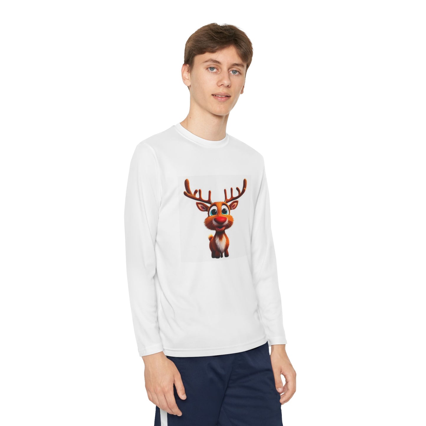 Youth Long Sleeve T-shirt Reindeer