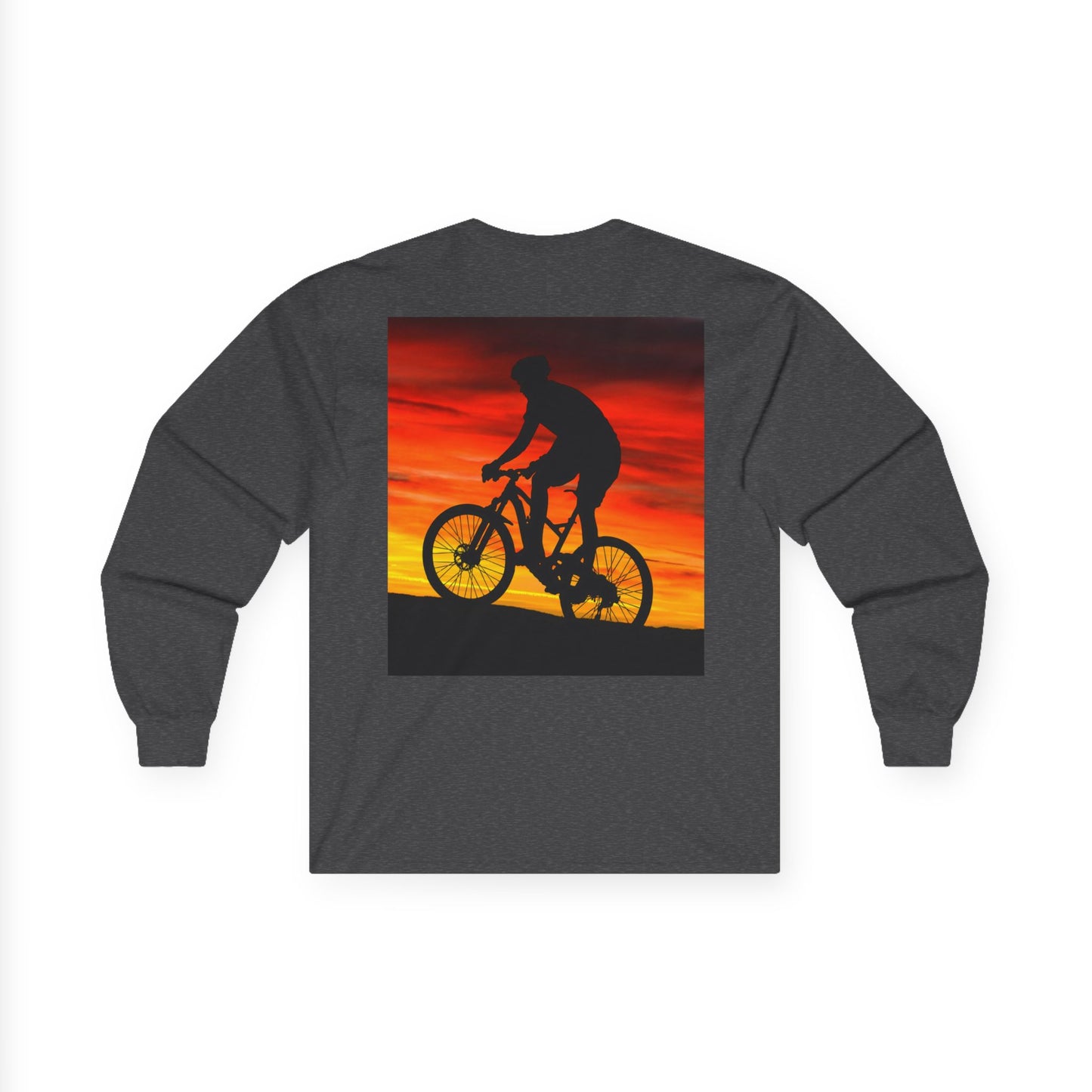 T-shirt à manches longues Sunset Rider – T-shirt unisexe en ultra coton pour les amateurs de plein air 