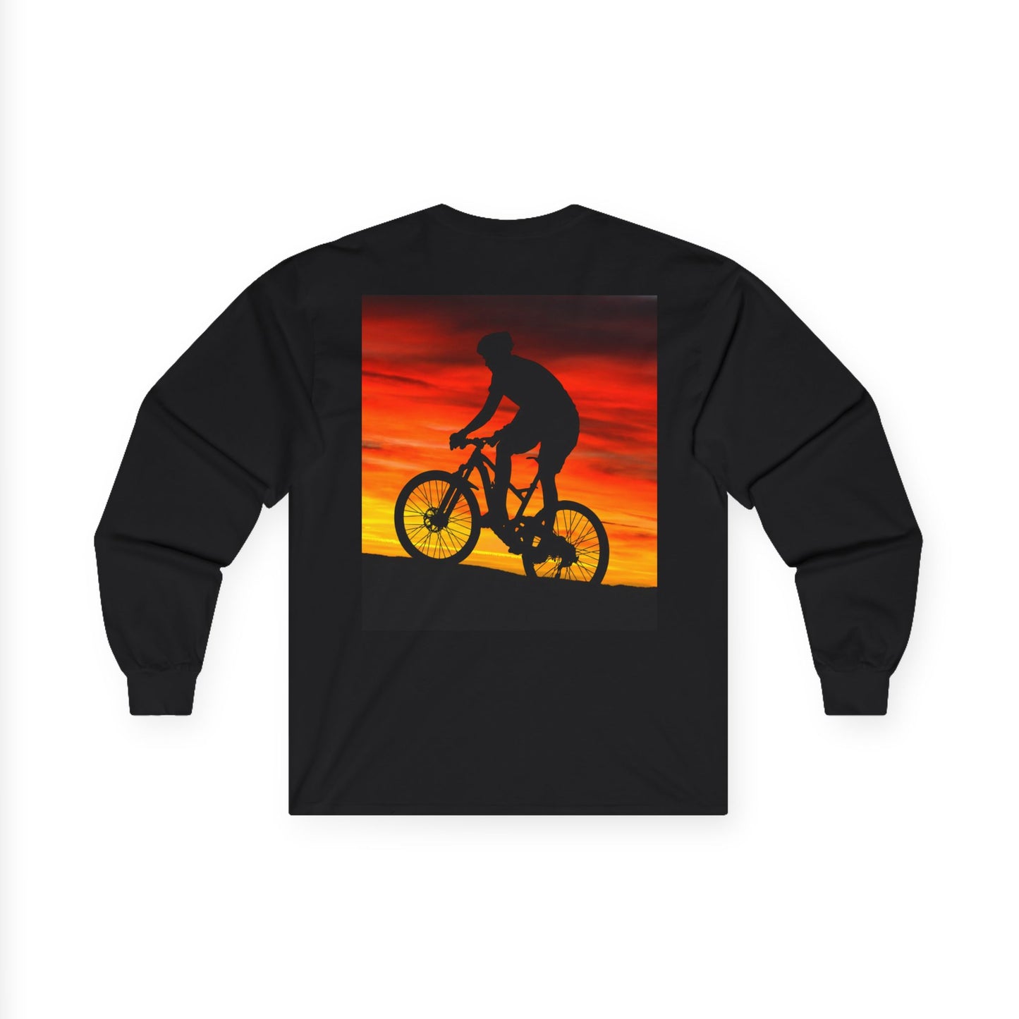 T-shirt à manches longues Sunset Rider – T-shirt unisexe en ultra coton pour les amateurs de plein air 