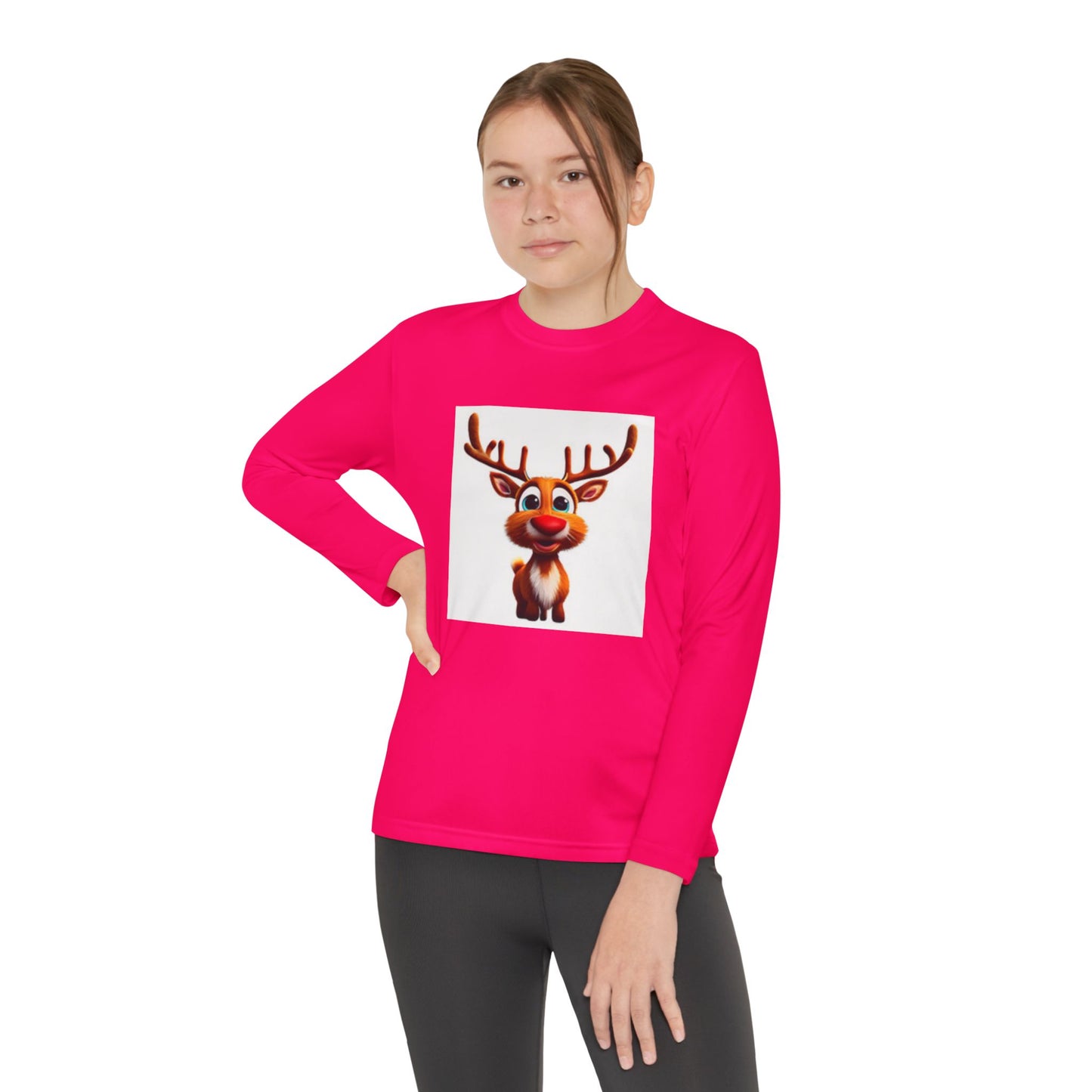 Youth Long Sleeve T-shirt Reindeer