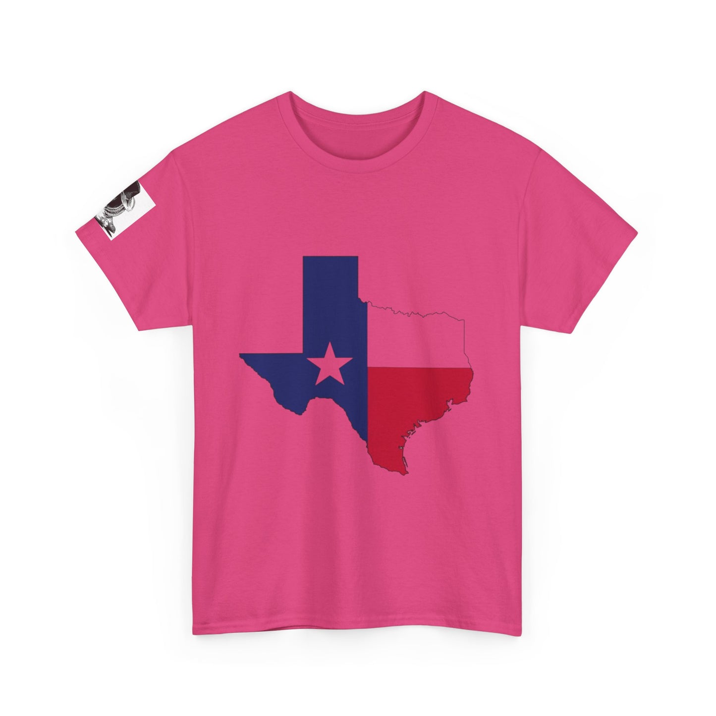 Texas Pride Unisex Heavy Cotton Tee - Rustic Sunset Design