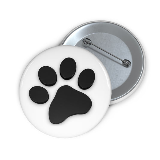 Boutons à épingle personnalisés avec empreinte de patte de chien