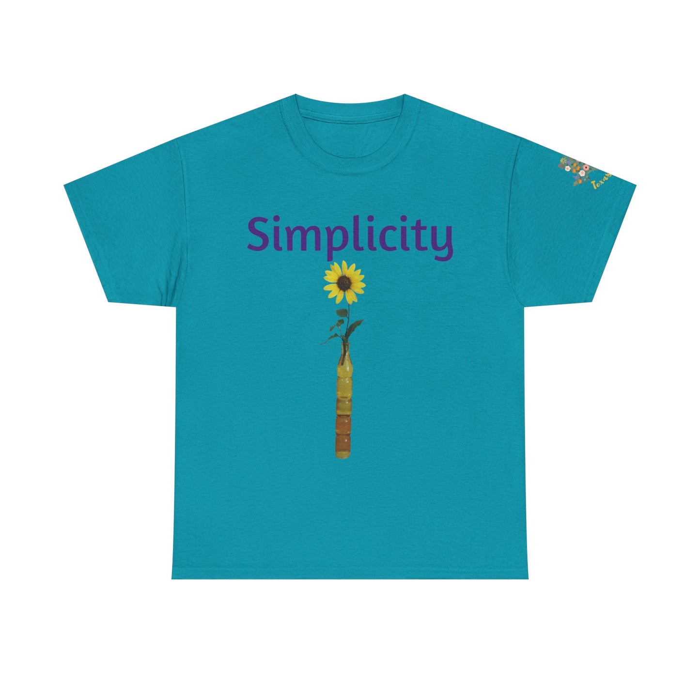 Sunflower Bluebonnets Texas, Customizable T-Shirt for Gardening Lovers, Casual Wear, Gift for Nature Enthusiasts, Spring Fashion