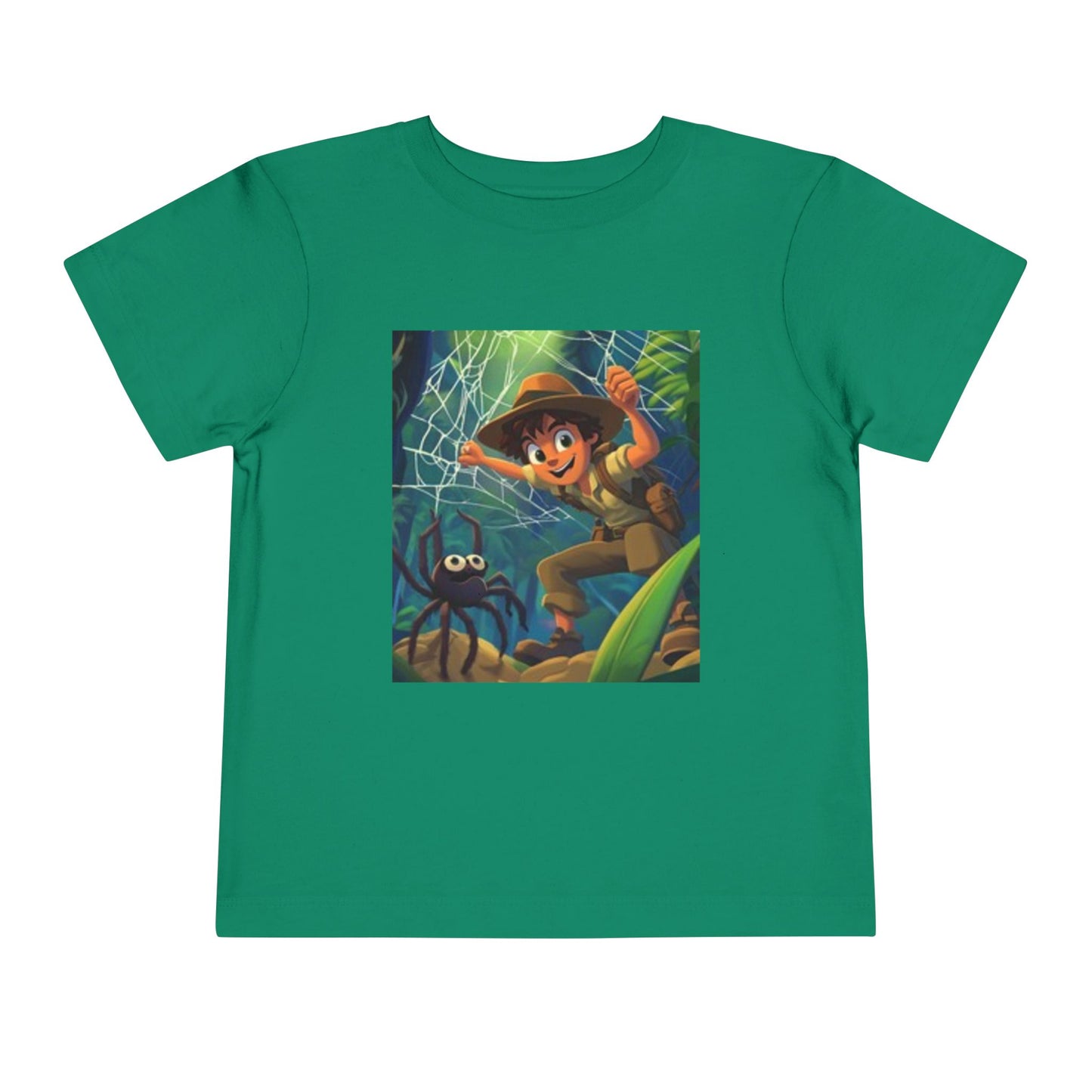 Camiseta de Explorador de Aventuras para Niños Pequeños: Diseño Divertido de Araña para Pequeños Aventureros 