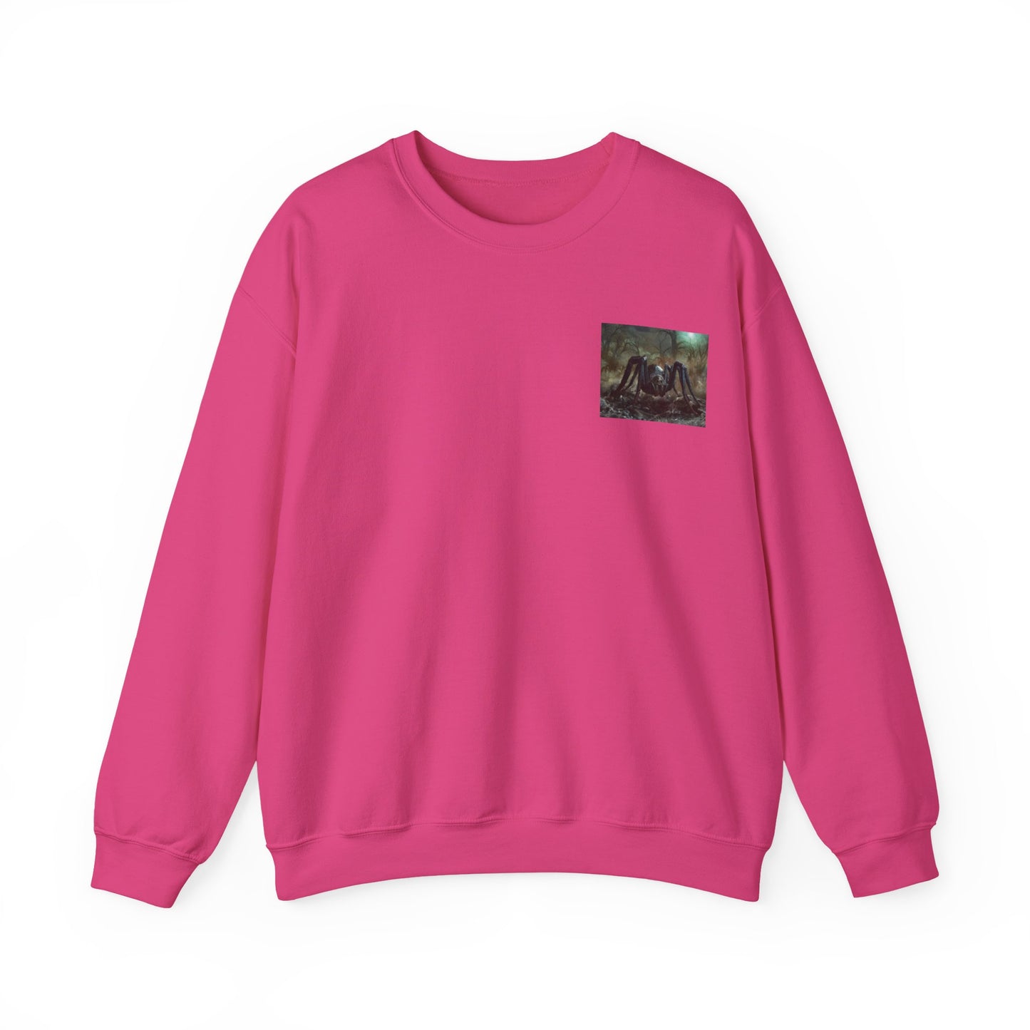 Pumpkin & Spider Unisex Heavy Blend Crewneck Sweatshirt Halloween