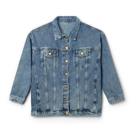 Stylish Women's Denim Jacket with Horse Design