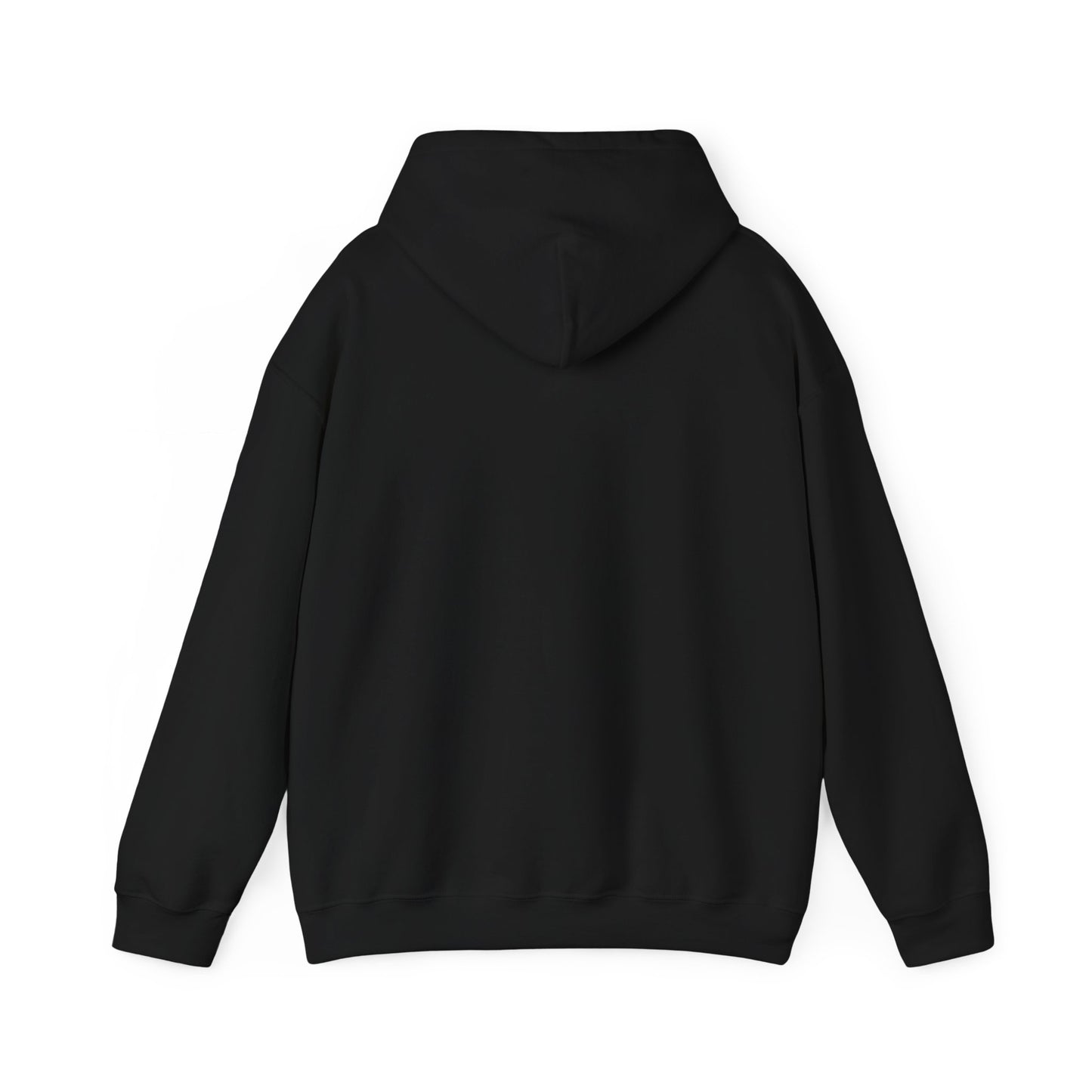 Hooded Sweatshirt Black Cat Face