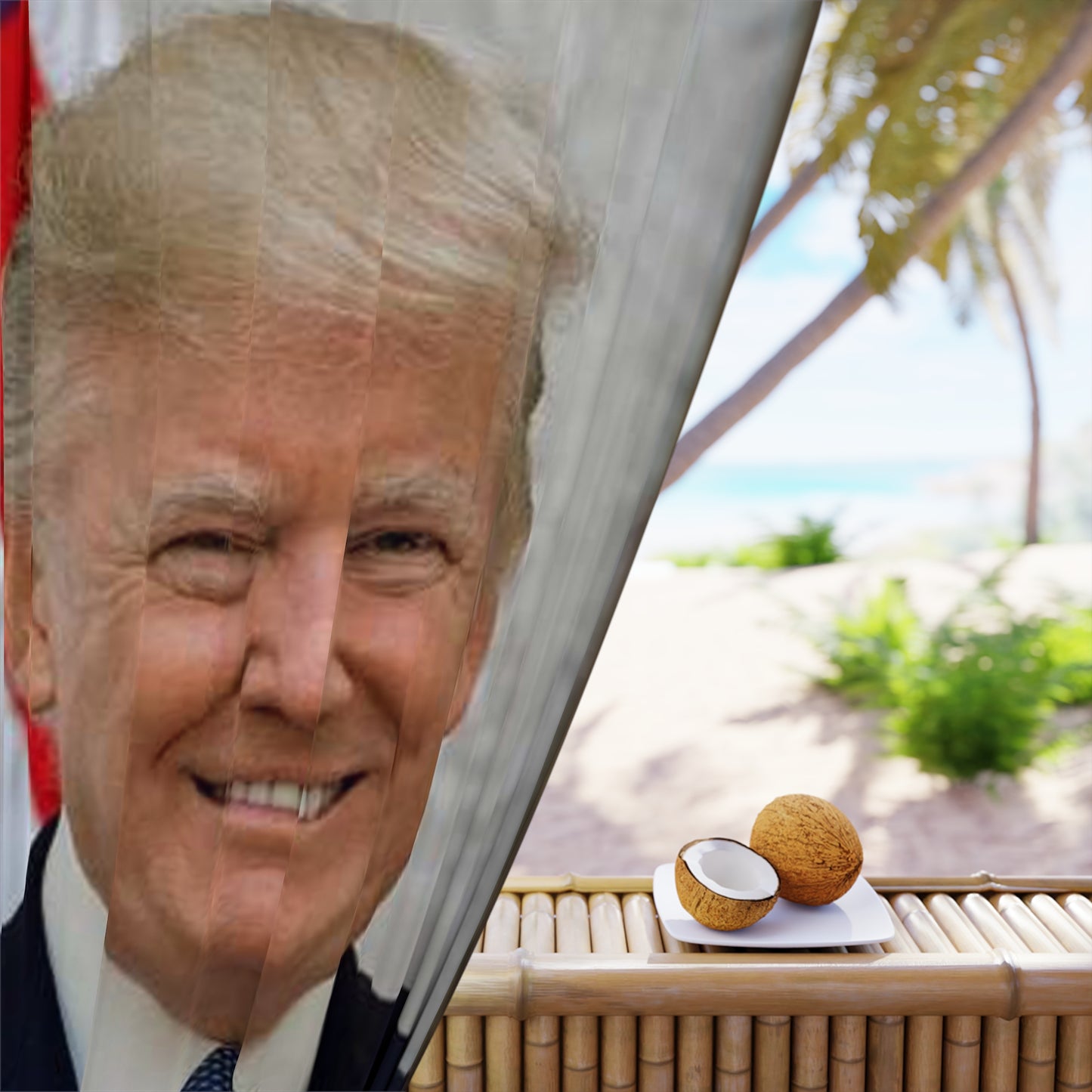 Rideaux de fenêtre 50"x 84" (1 pièce) Président Donald J Trump