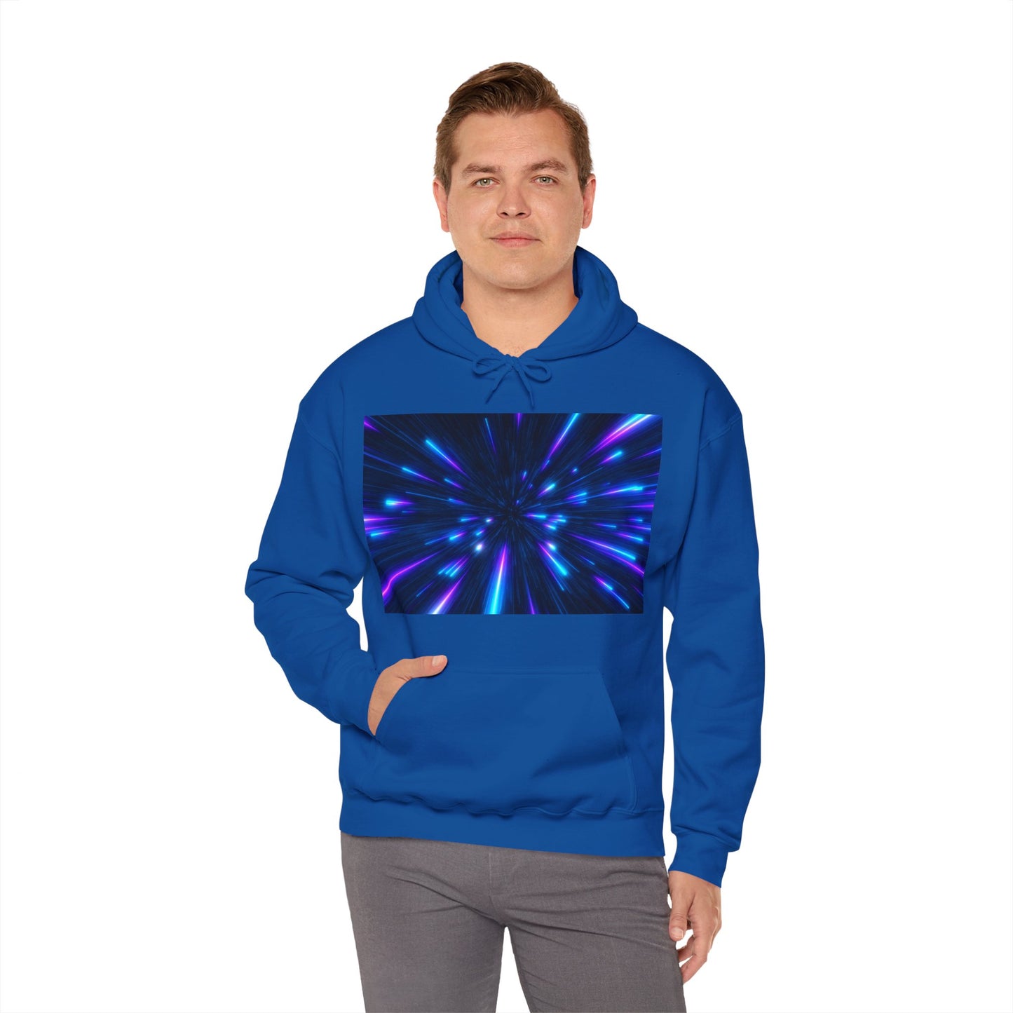 Hooded Sweatshirt Blue