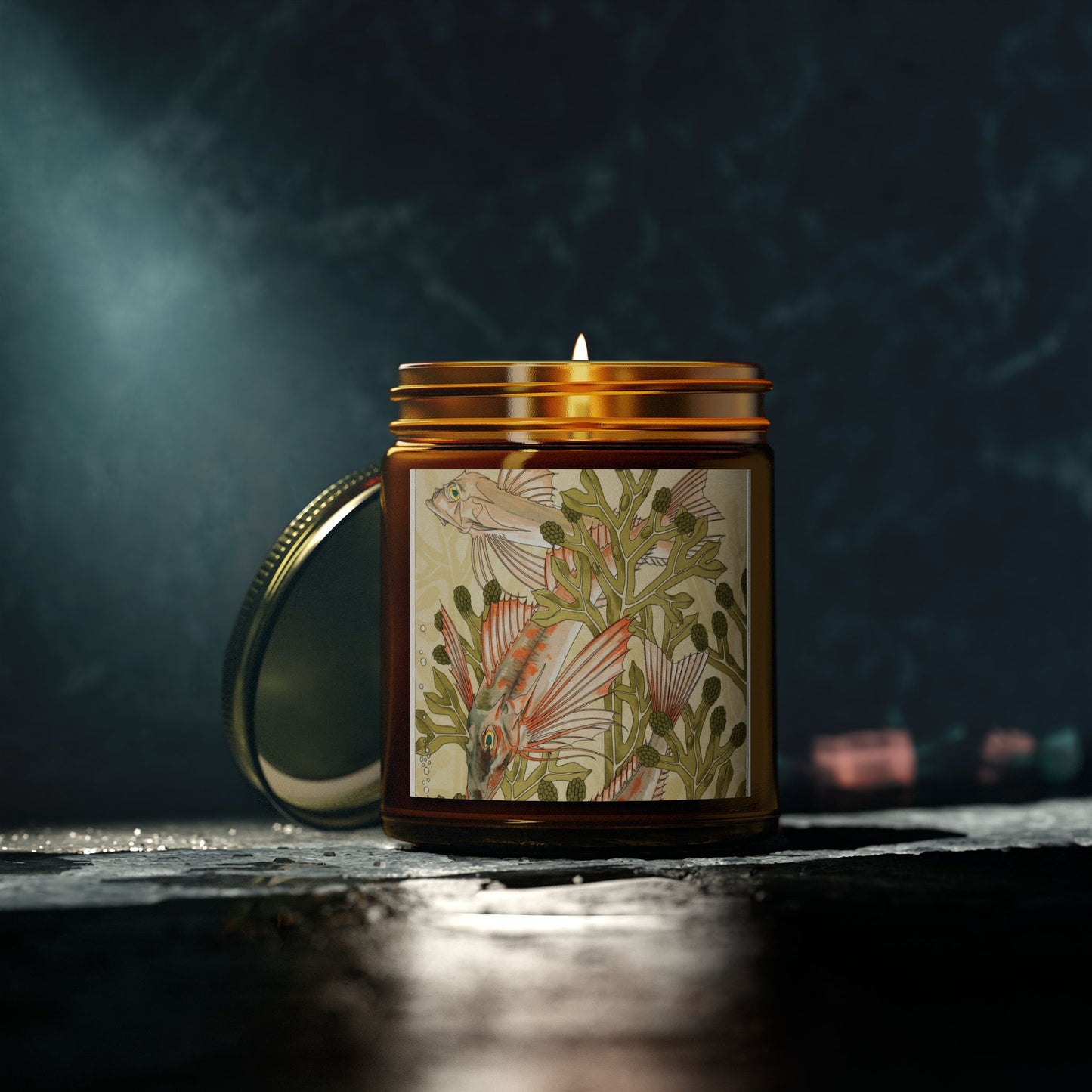 Velas perfumadas, cera de coco y albaricoque (4 oz, 9 oz)