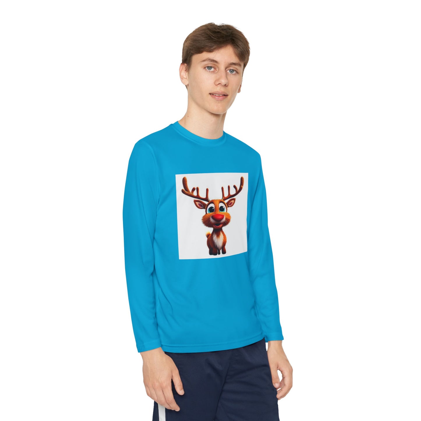Youth Long Sleeve T-shirt Reindeer