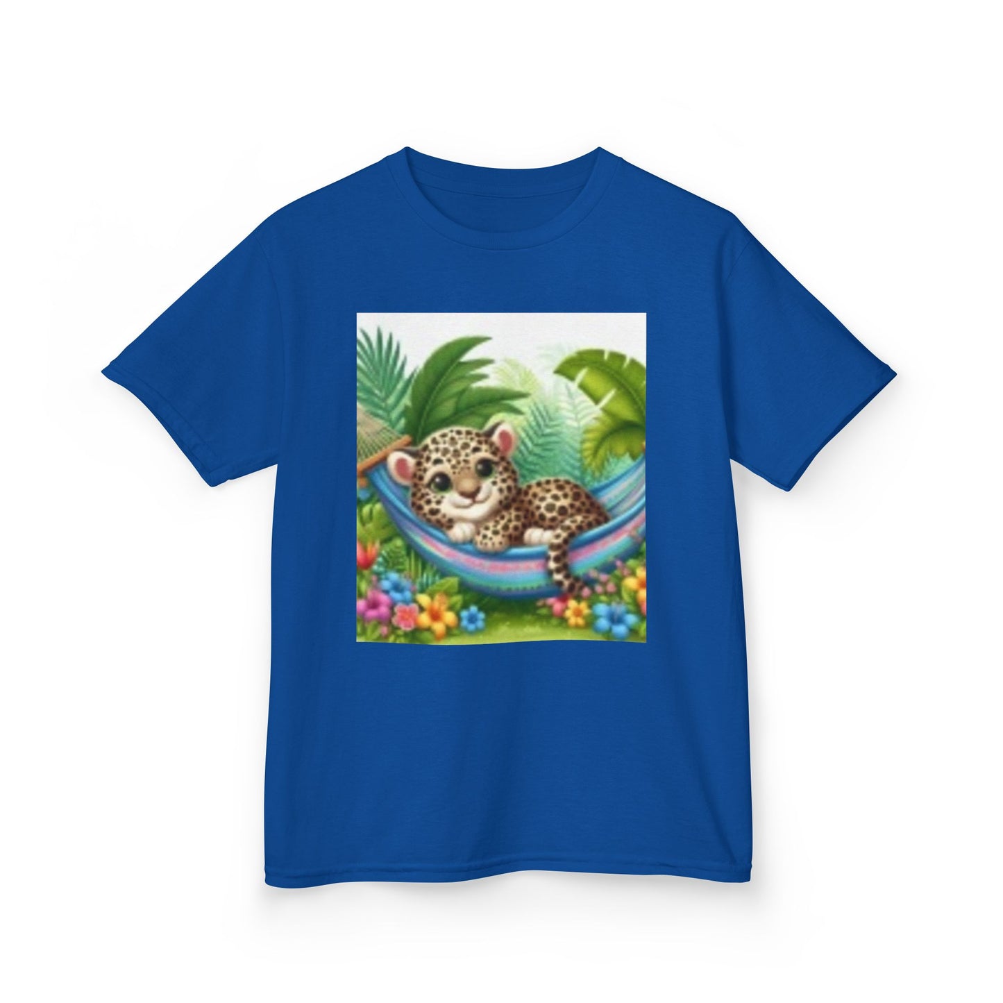 Cute Jungle Leopard Kids Tee - Adorable Animal Art for Every Young Explorer