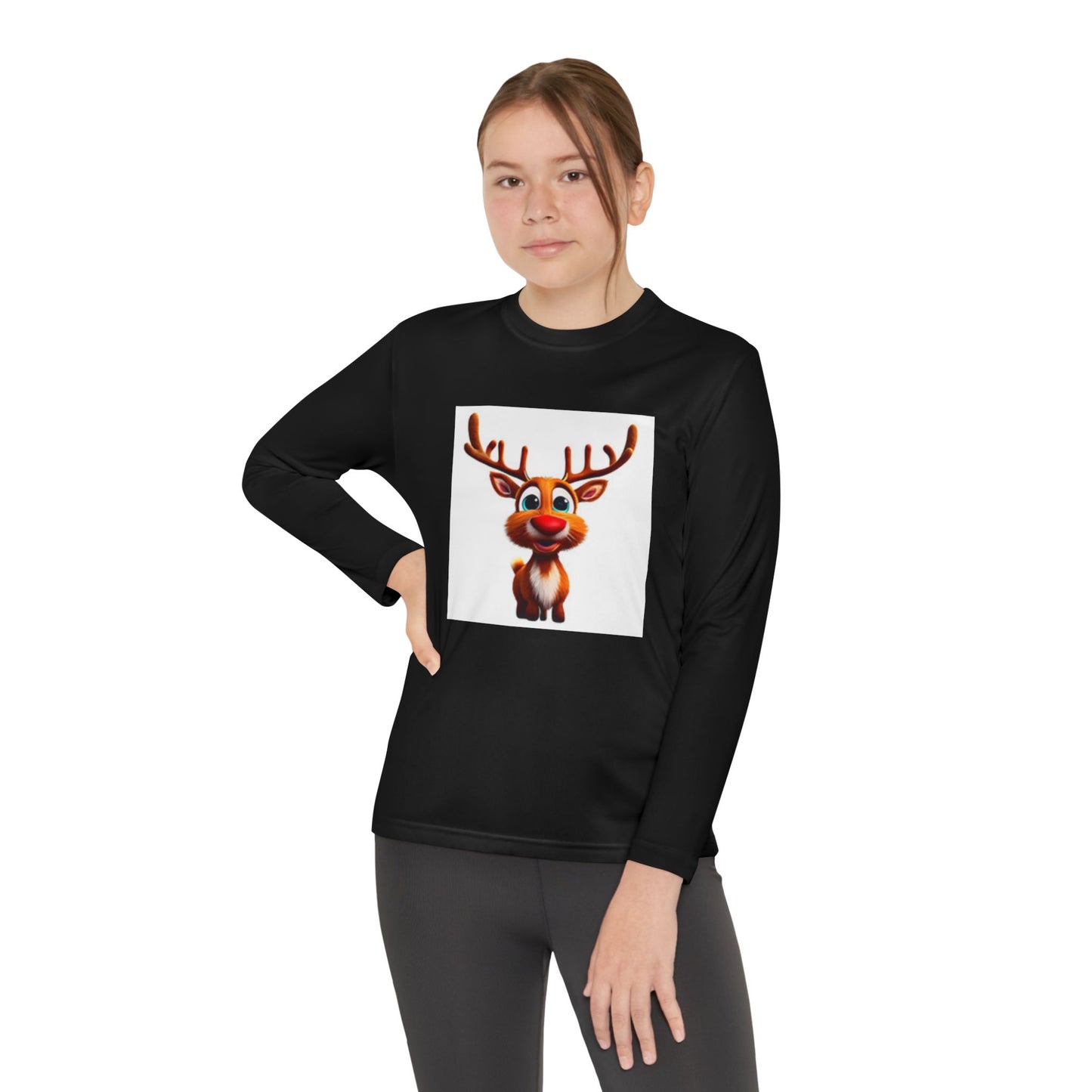Youth Long Sleeve T-shirt Reindeer