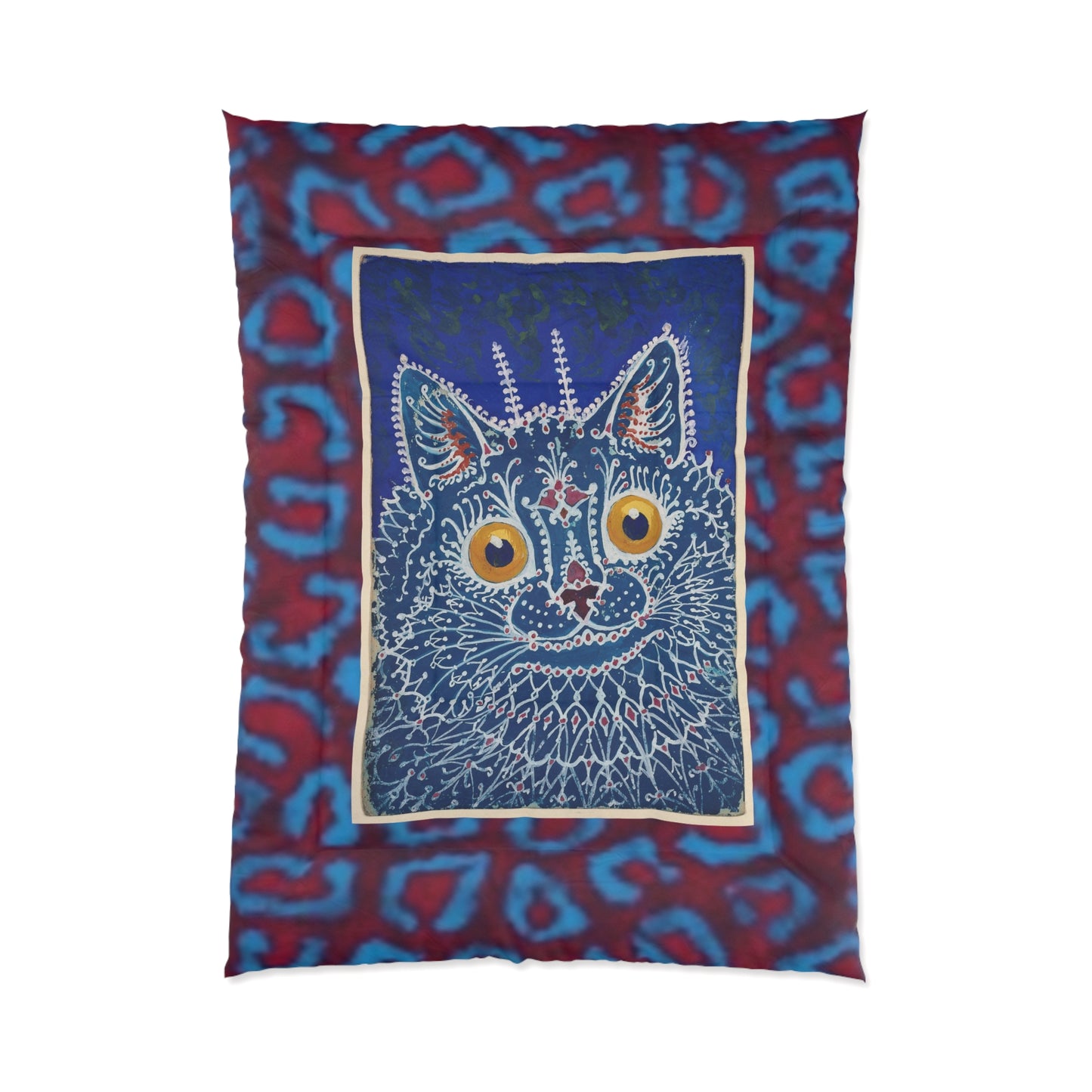 Couette chat fantaisiste – Parure de lit douillette et colorée pour les amoureux des chats 