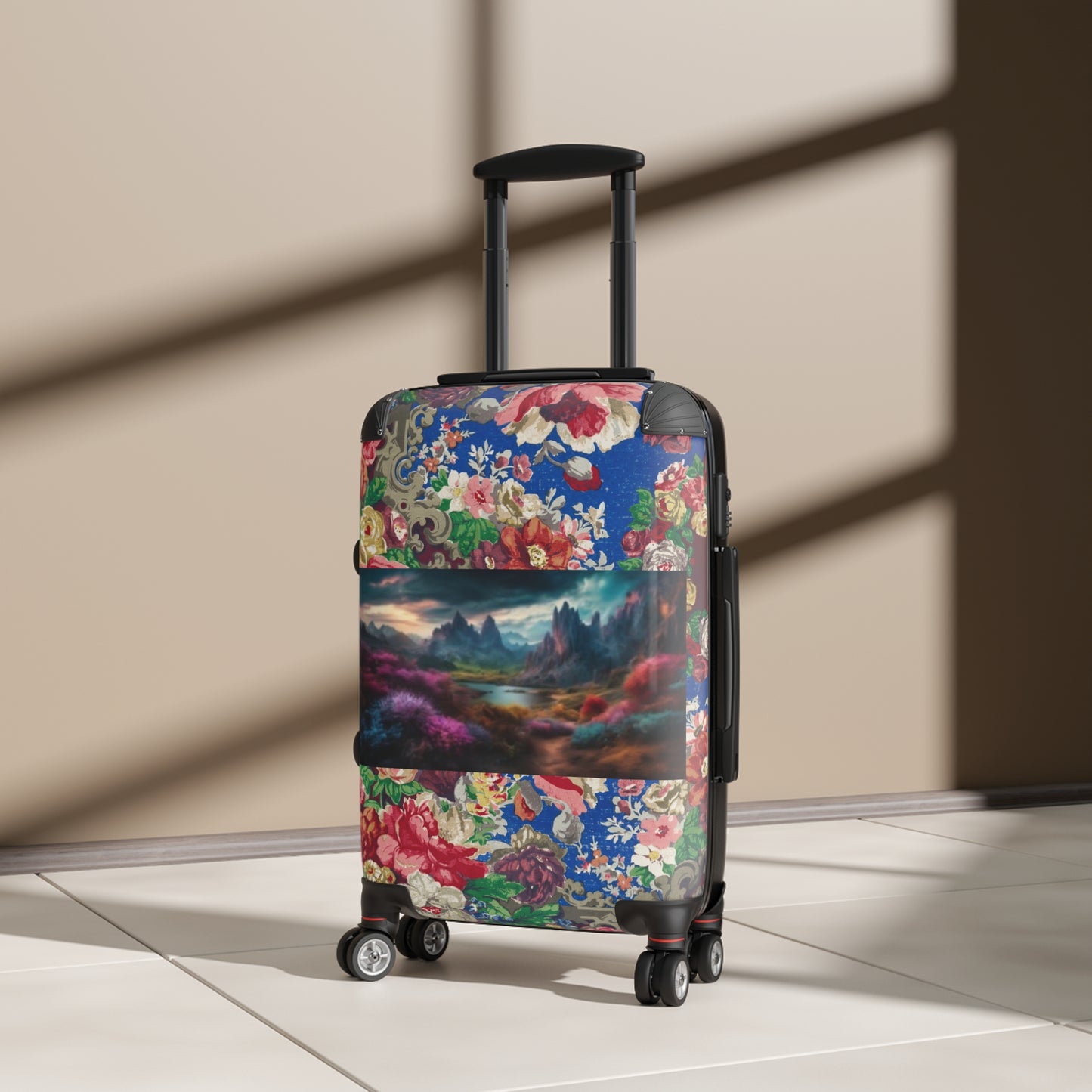 Travel Suitcase with Scenic Design, Stylish Luggage, Adventure Bag, Vacation Gear, Unique Travel Gift, Durable and Lightweight