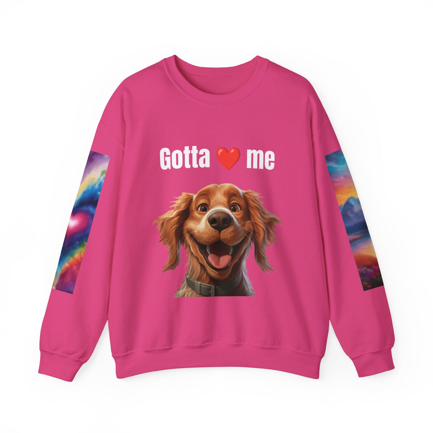 Dog Lover Cat Spider Crewneck Sweatshirt, Gotta Love Me Sweatshirt, Funny Pet Gift, Cozy Dog Sweatshirt, Unisex Animal Lover Apparel
