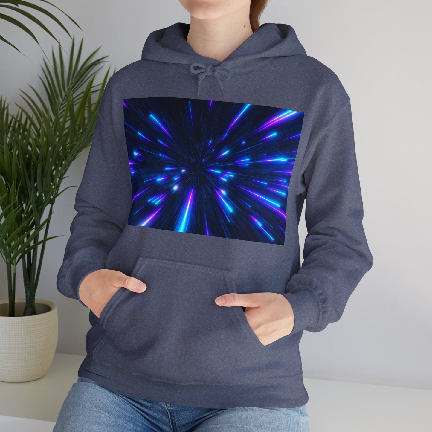 Hooded Sweatshirt Blue