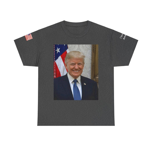 T-shirt President Donald Trump I love America