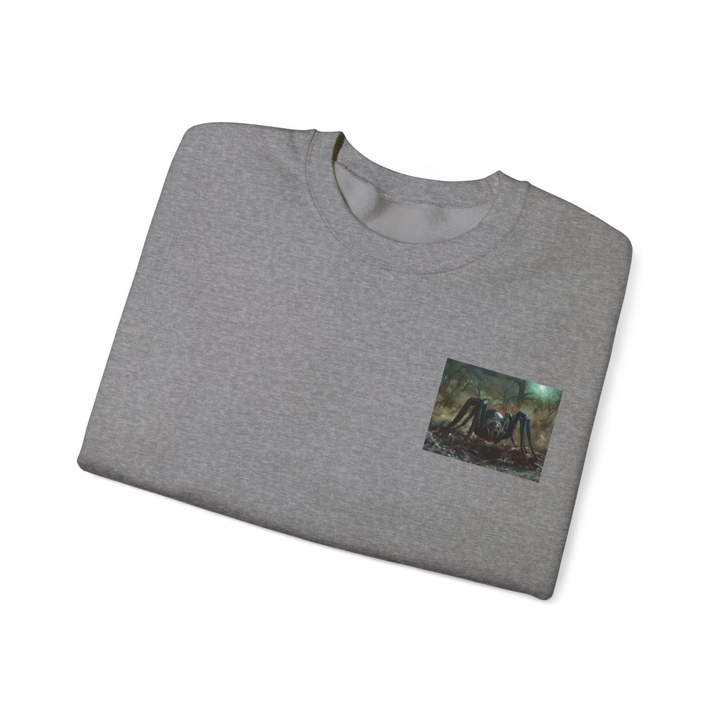 Pumpkin & Spider Unisex Heavy Blend Crewneck Sweatshirt Halloween