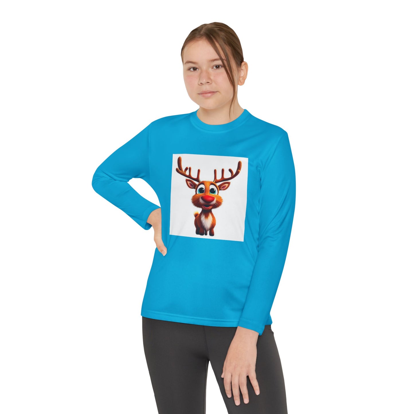 Youth Long Sleeve T-shirt Reindeer